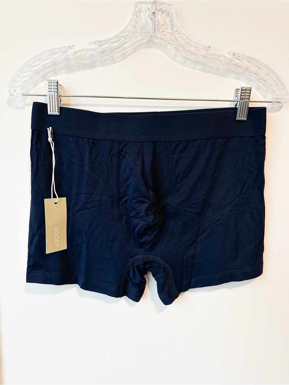 NEW Boody Men’s Everyday Boxers Bamboo Navy Blue M